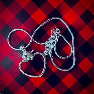 Brighton Heart Necklace/Charm Holder  Charms not included